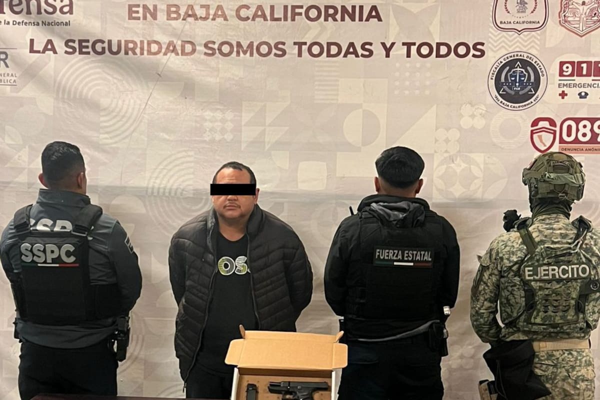 Detienen a sujeto presuntamente ligado a grupo criminal