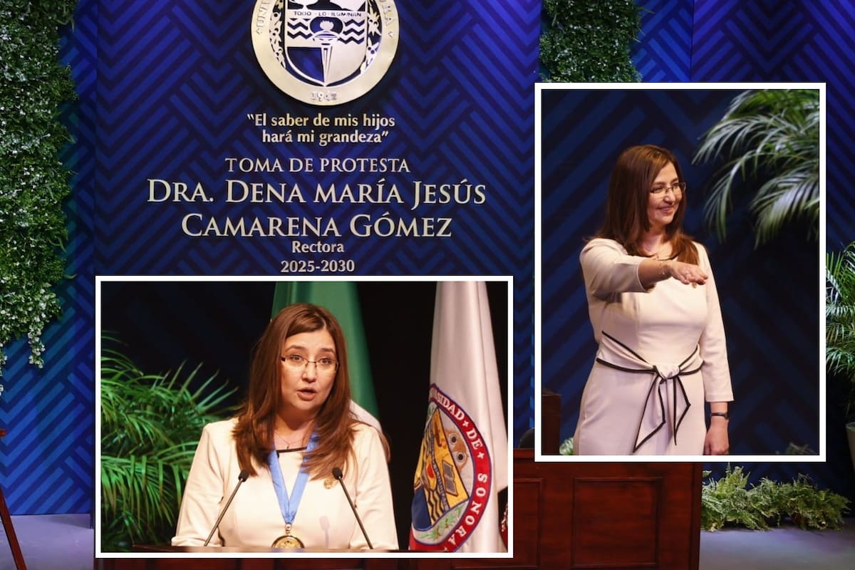 Es Dena María Camarena nueva rectora de la Unison para el período 2025-2030