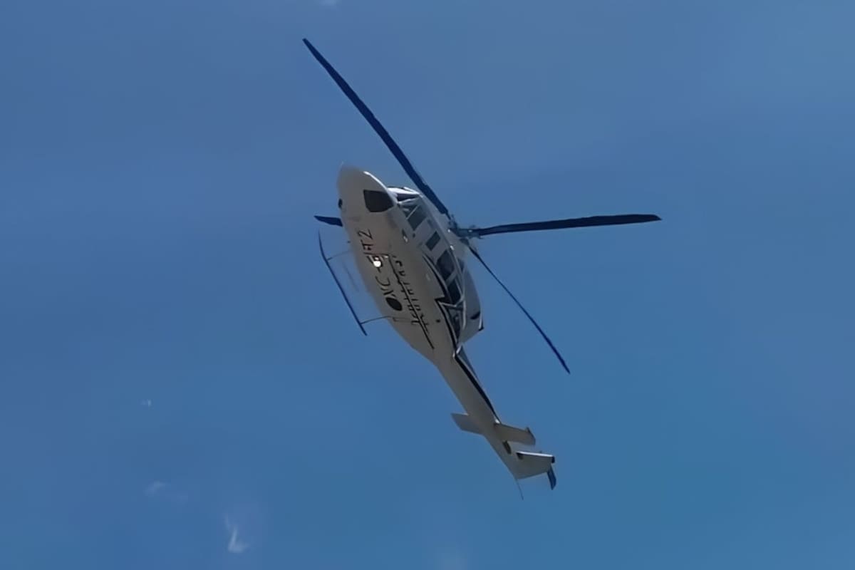 Helicóptero de Eduardo Ramírez realiza maniobra de emergencia en Chiapas tras cruce de aves y poca visibilidad durante vuelo a Pantepec