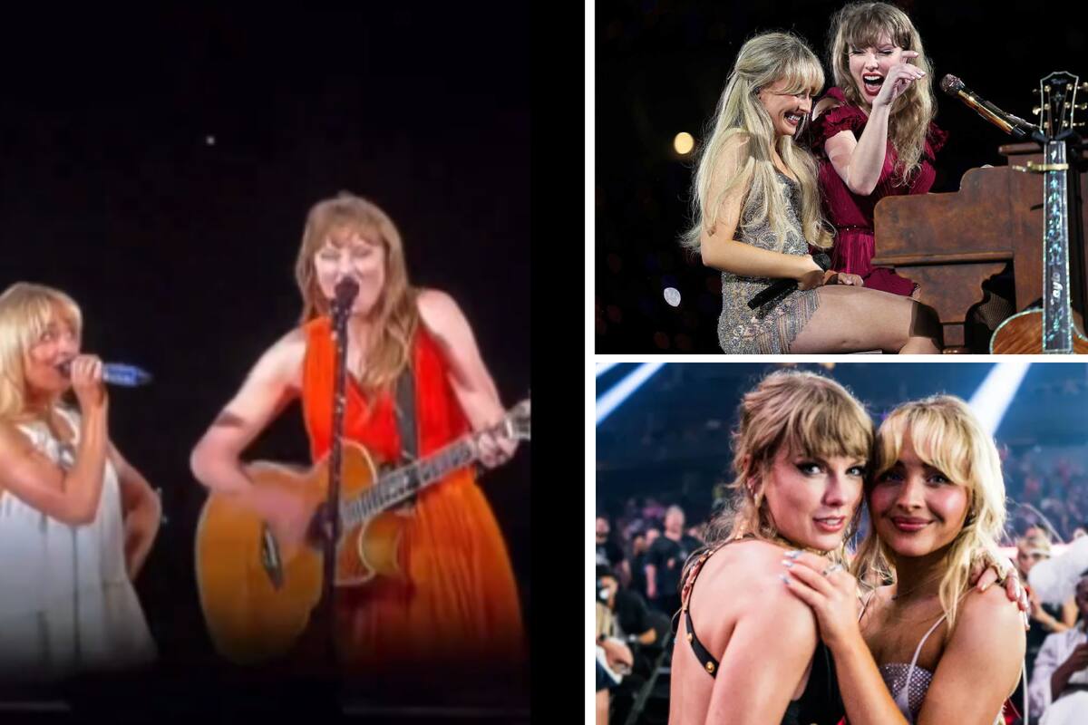 Taylor Swift sorprende en The Eras Tour con Sabrina Carpenter