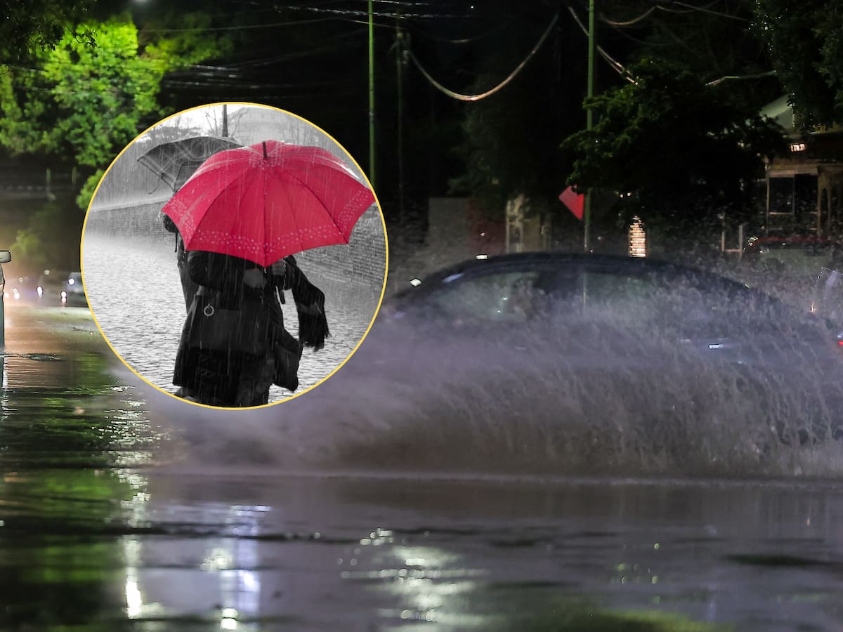 Fuertes lluvias. Ilustrativa
