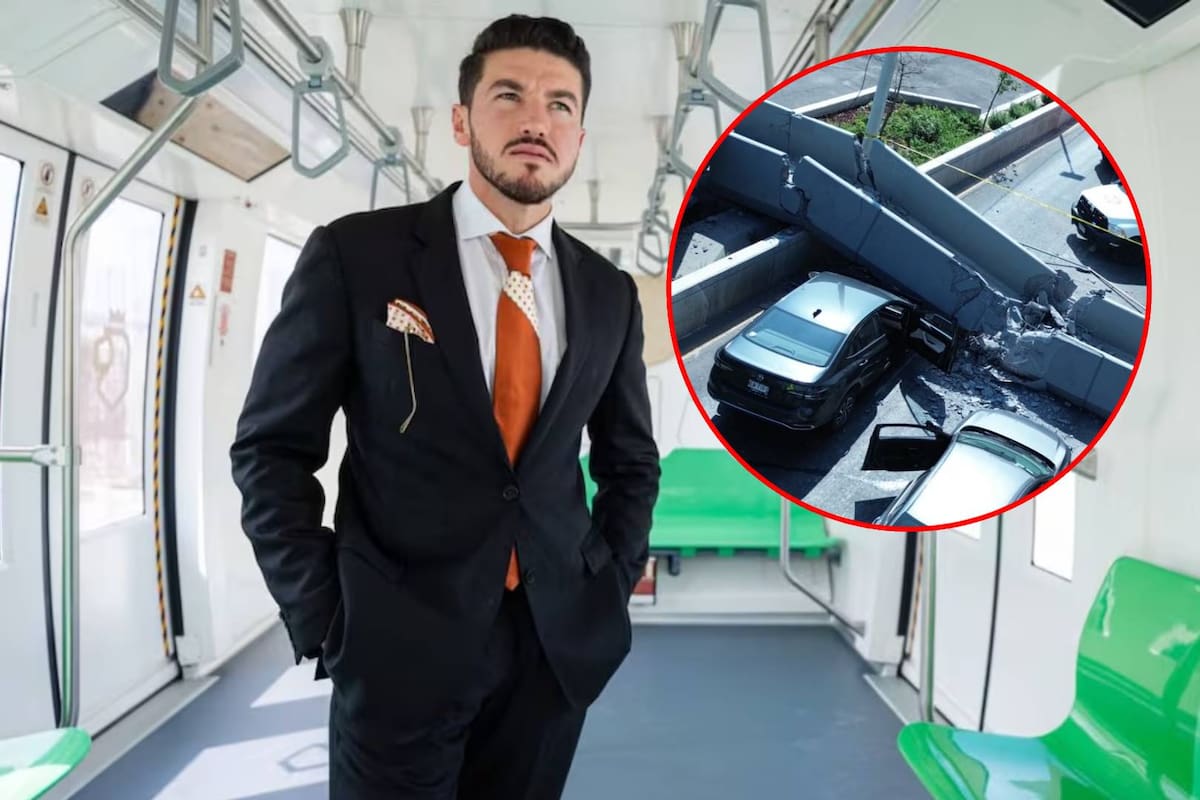 Samuel García habló tras desplome de puente peatonal y rechazó que colapso afecte al Metro de Monterrey
