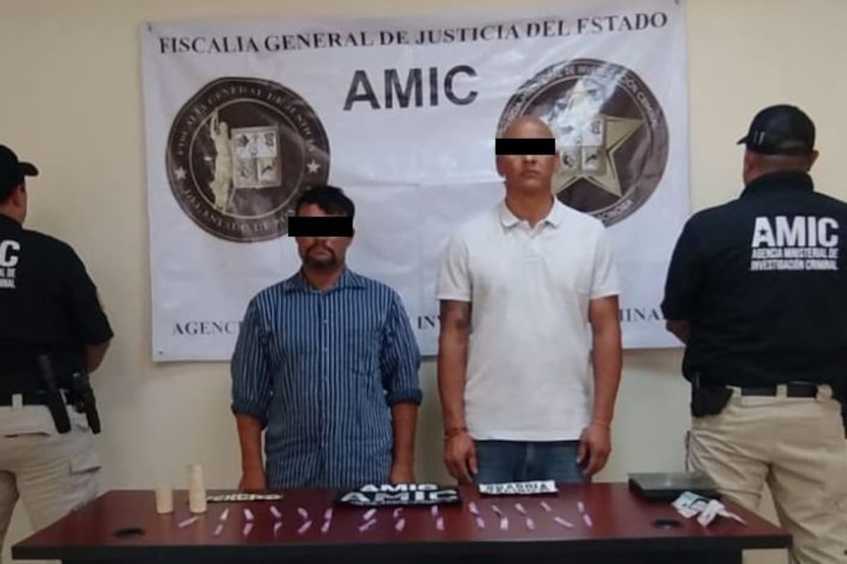 Capturan a dos presuntos narcomenudistas tras cateo en la colonia Libertad