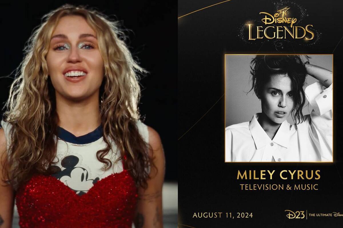 Miley Cyrus será honrada como una "leyenda de Disney"