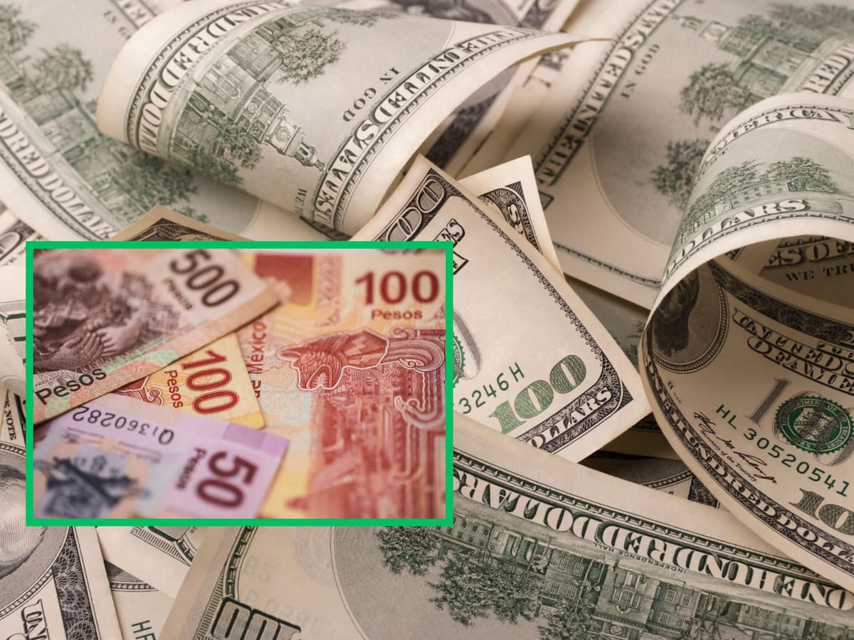 El peso mexicano registra un avance frente al dólar. | Crédito: Canva