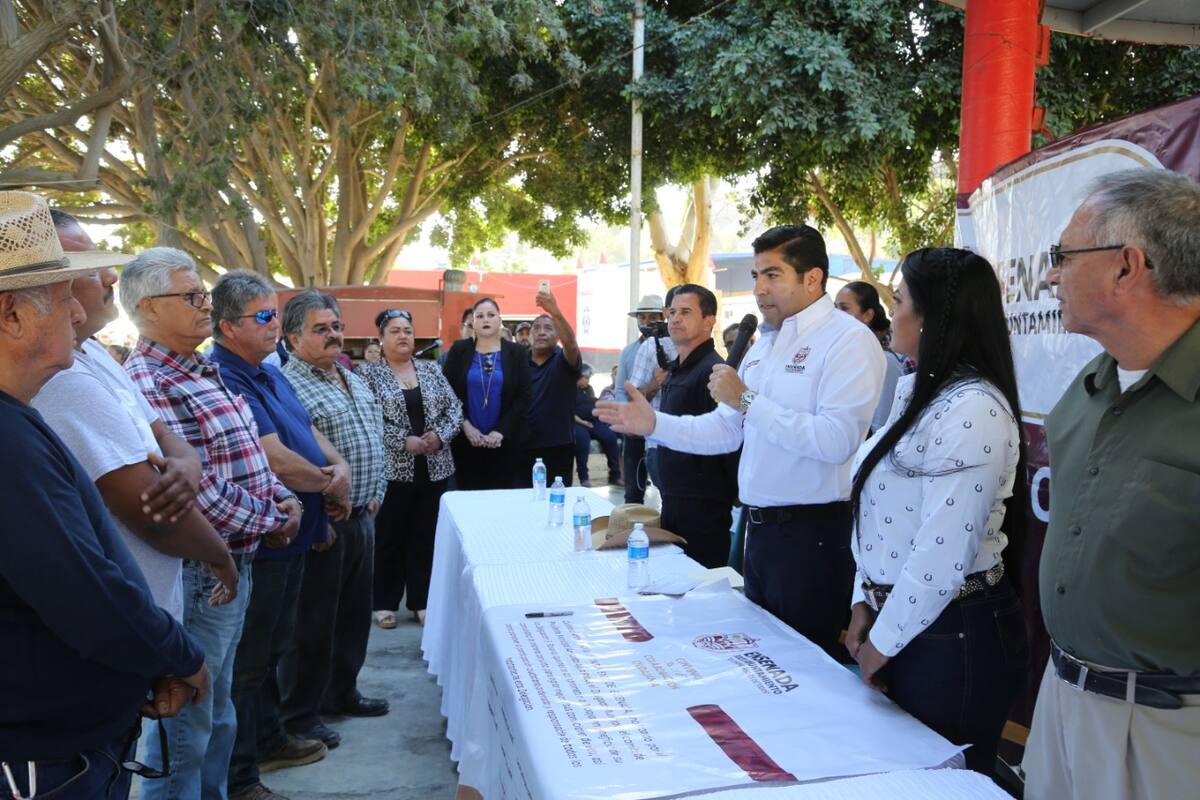 Llama presidente de Ensenada a unir esfuerzos para concretar proyectos en las comunidades rurales