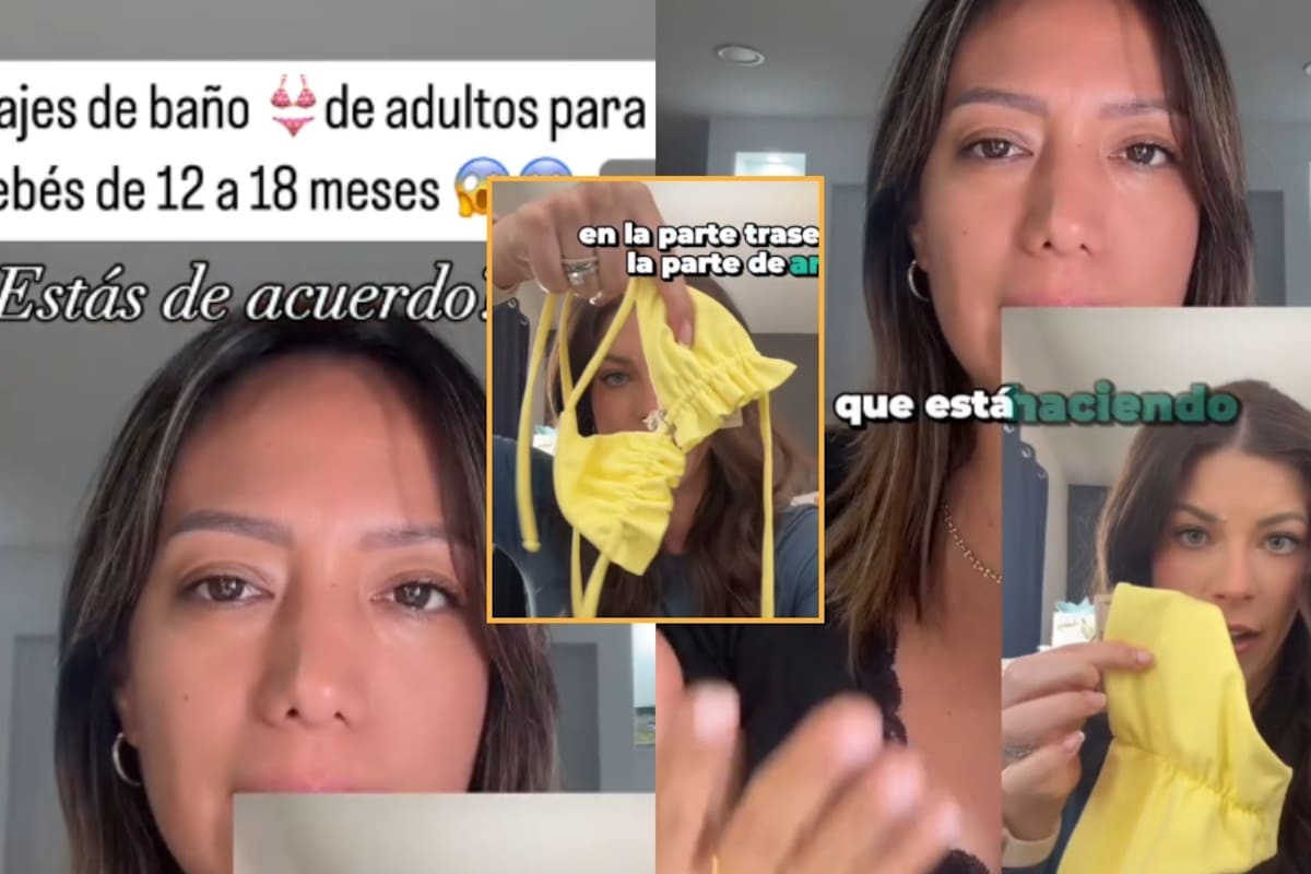 “Sexualizan a los niños”: influencer denuncia a marca que vende bikinis para bebés de 12 a 18 meses
