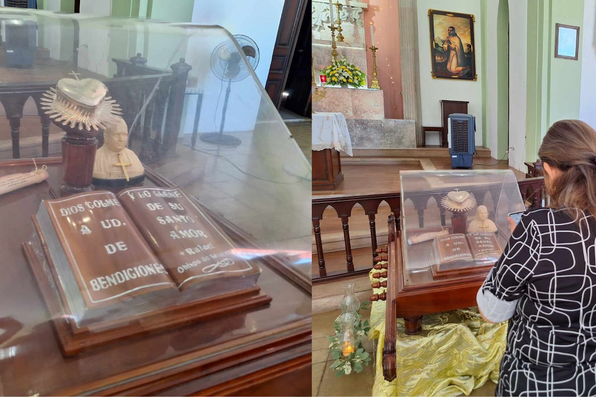 Visitan las reliquias de San Rafael las iglesias de la Diócesis de CO