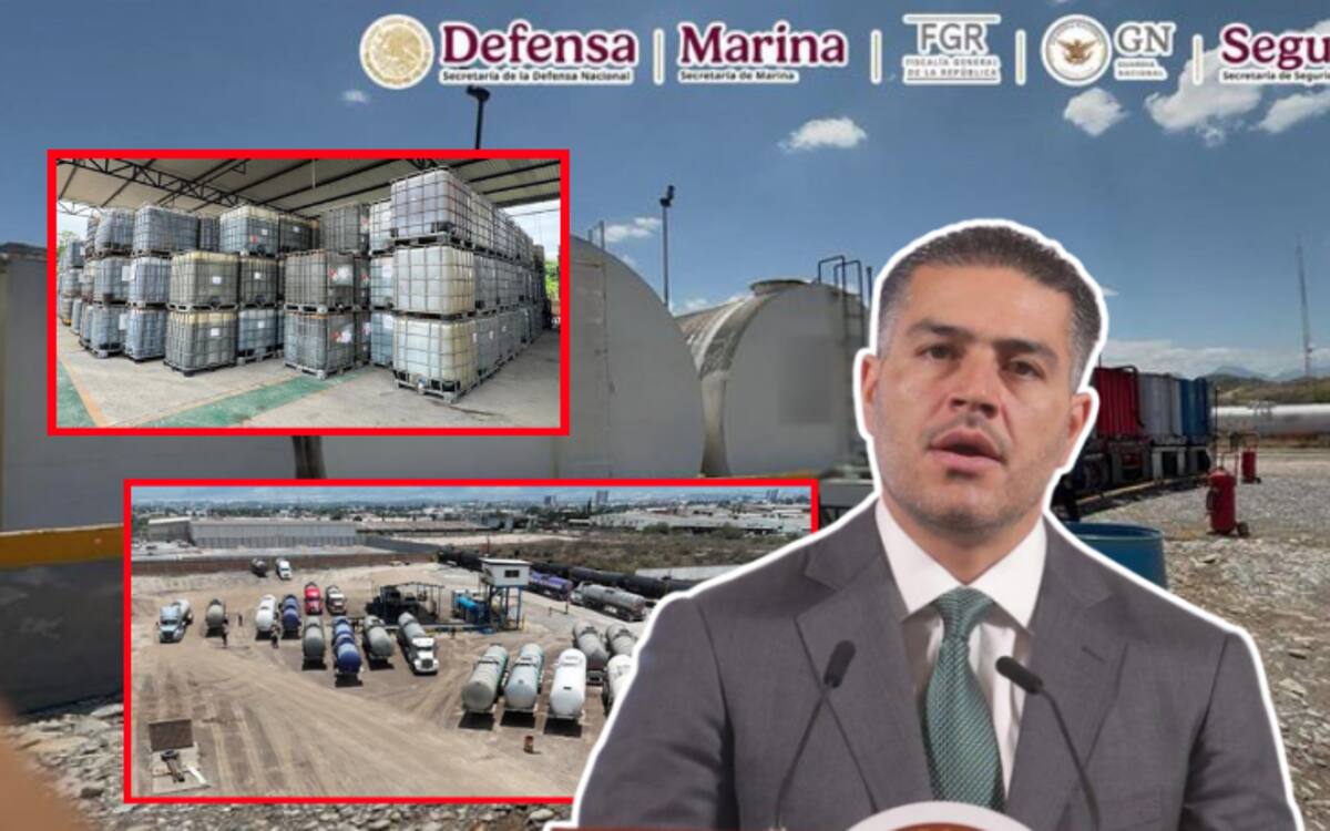 Harfuch reporta combate continuo al 'huachicol' desde el gobierno de México. | Banco digital GH/Especial