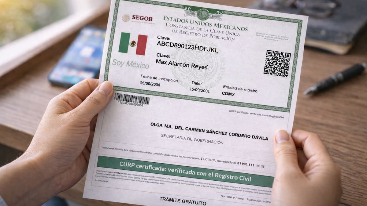 Cómo descargar tu CURP certificada paso a paso para registrar tu línea de celular en 2026 y evitar la suspensión del servicio en México