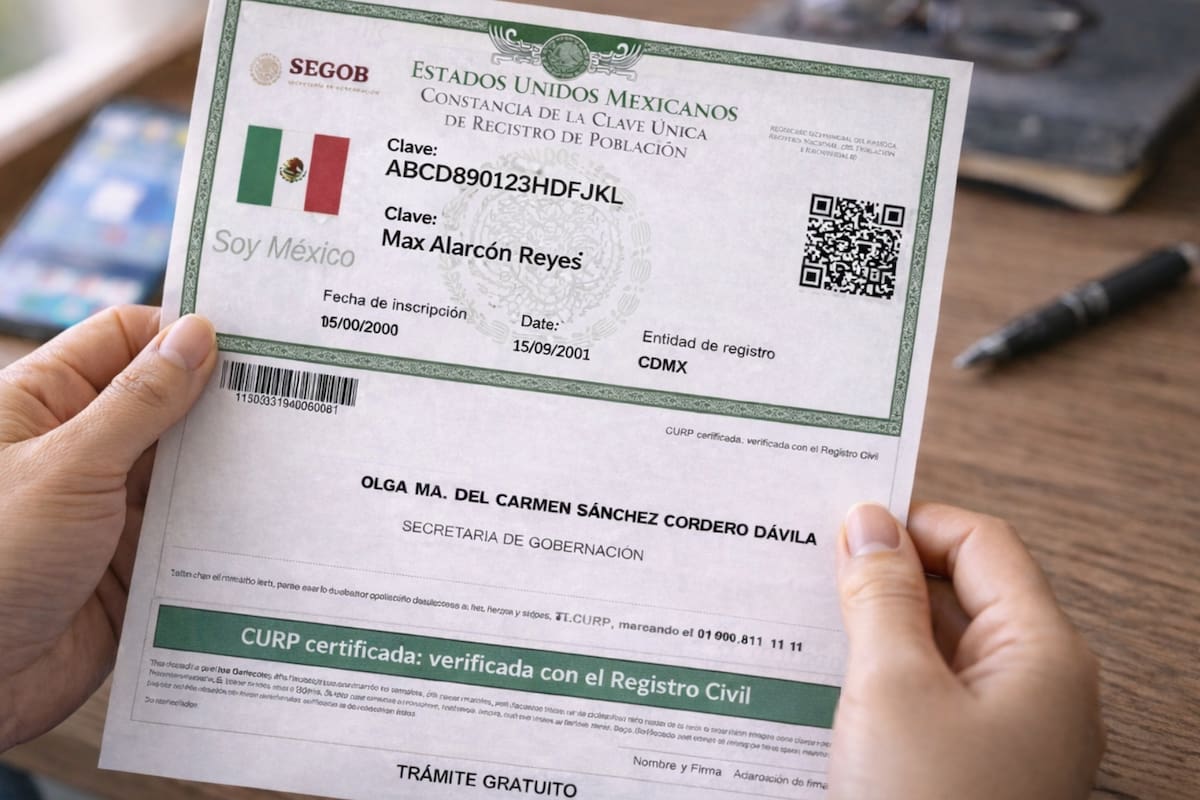 Cómo descargar tu CURP certificada paso a paso para registrar tu línea de celular en 2026 y evitar la suspensión del servicio en México