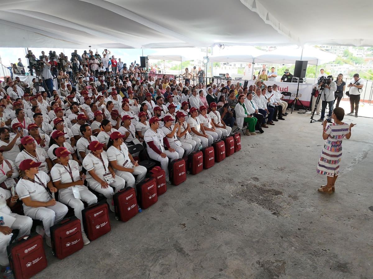 Claudia Sheinbaum en Acapulco. | Foto: @Claudiashein/X
