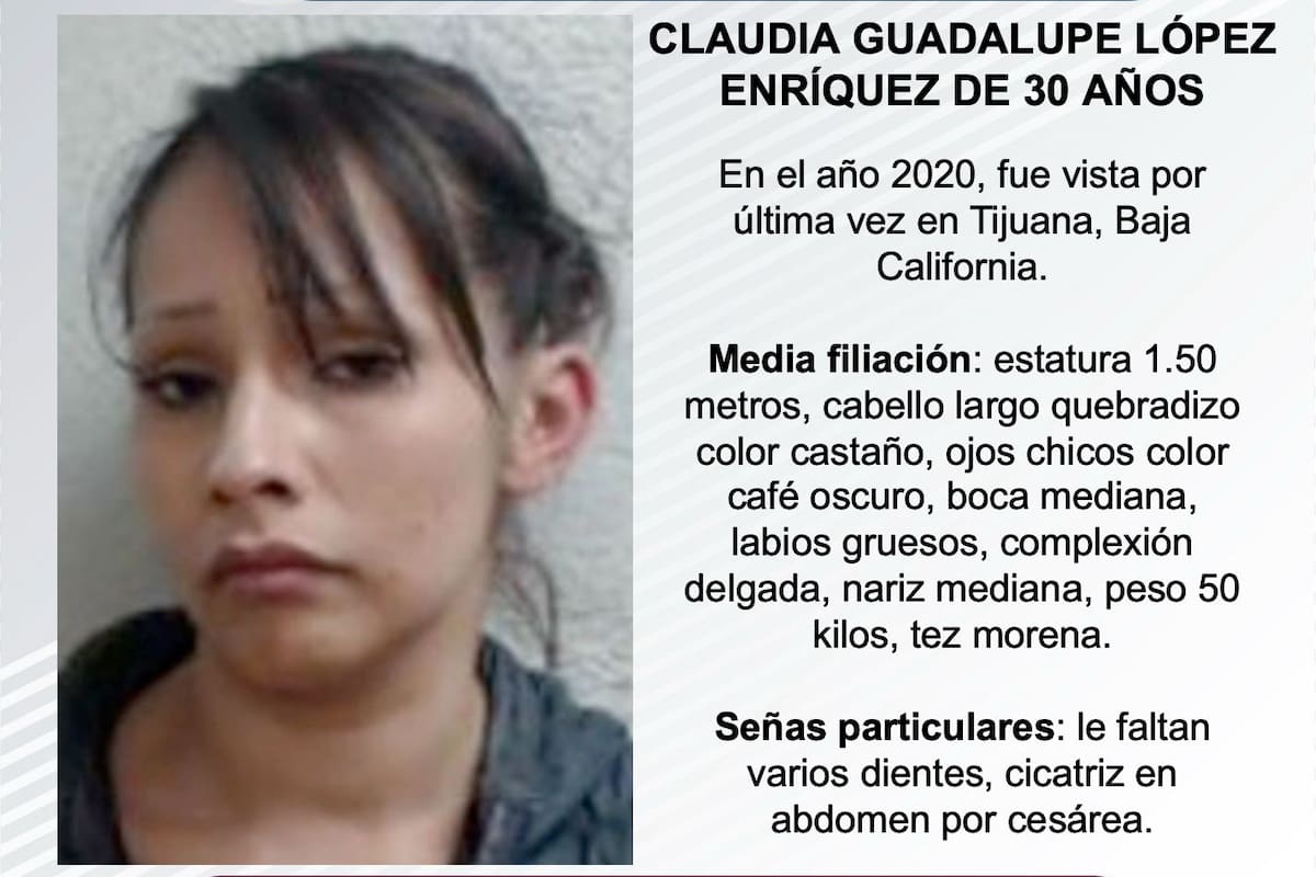 Se busca a Claudia Guadalupe López Enríquez, de 30 años de edad