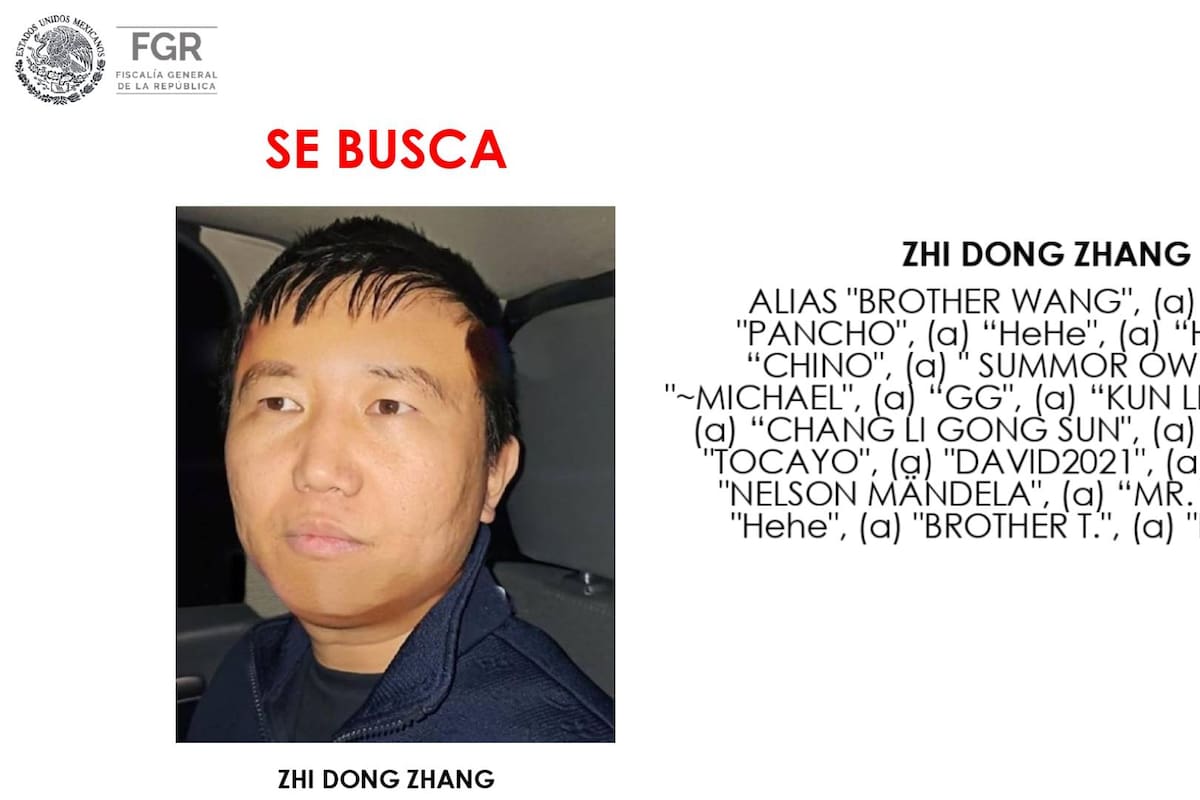 Recapturan a Zhi Dong Zhang, identificado como uno de los operadores de lavado de dinero más importantes a nivel internacional; lo relacionan con el CJGN y el Cártel de Sinaloa