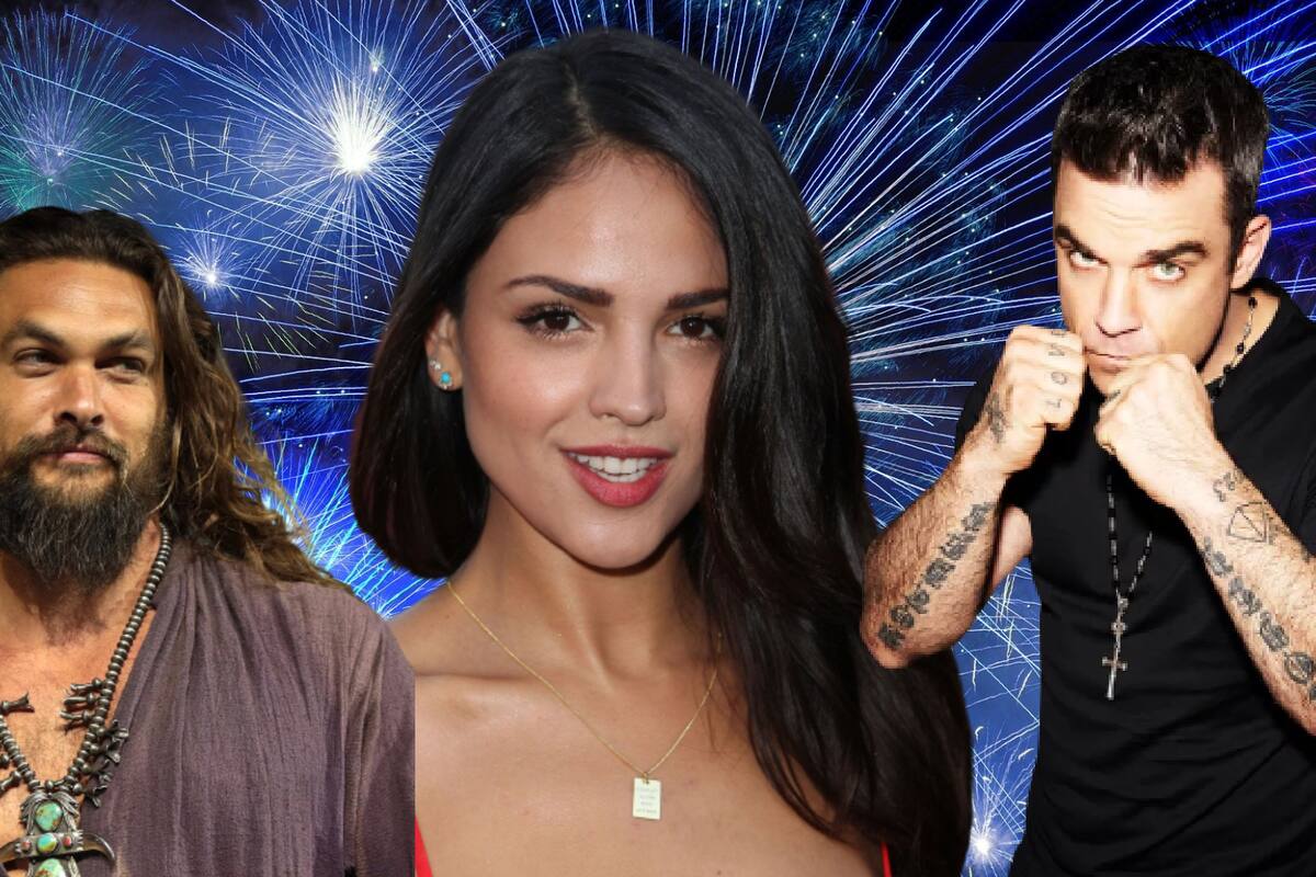 Eiza González con Robbie Williams en París y Jason Momoa en Londres ¡en una misma semana!