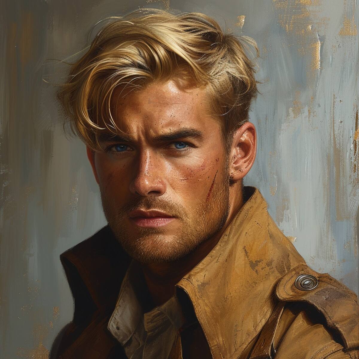 Erwin Smith de Attack on Titan en estilo realista según la IA