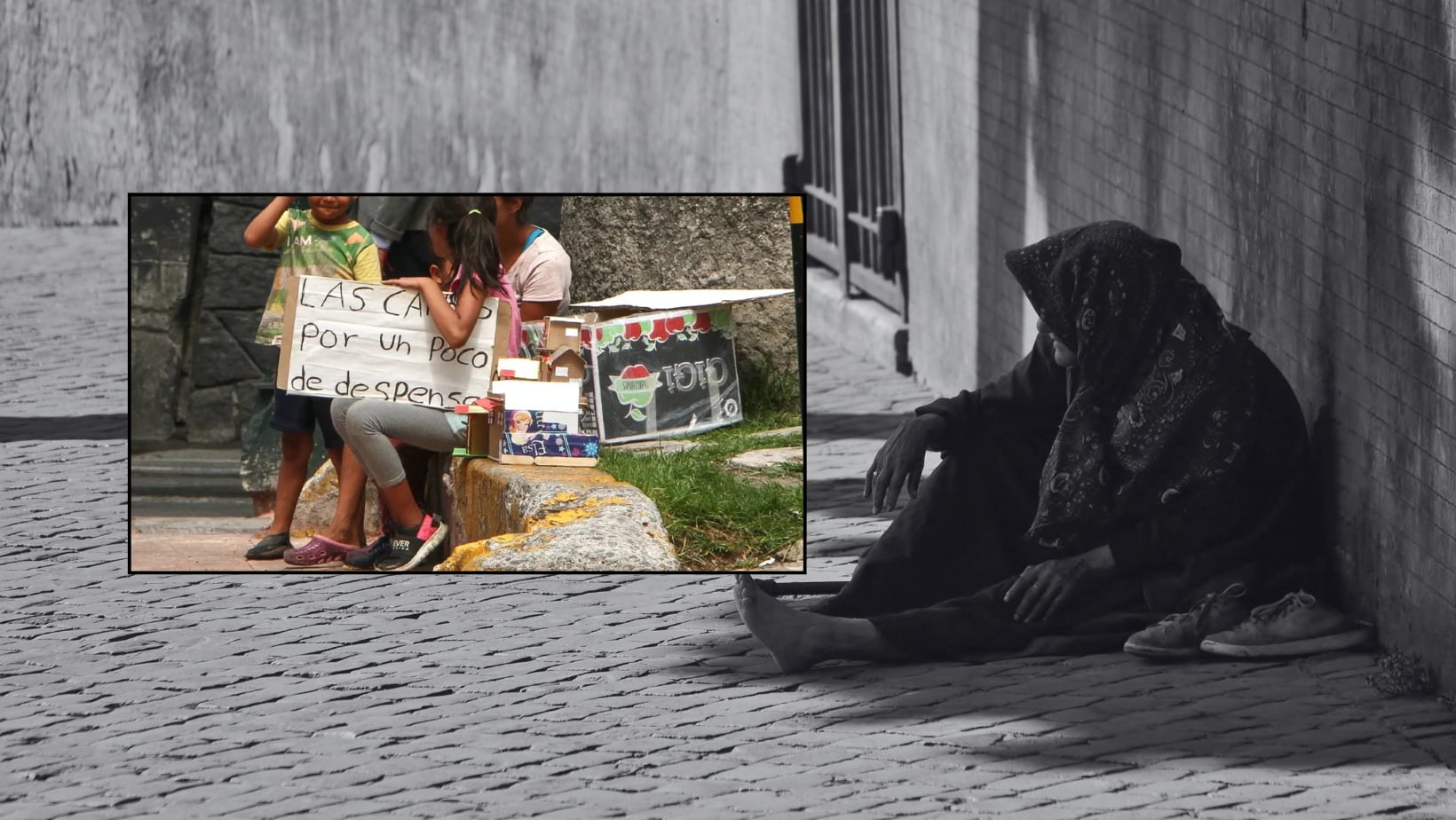 La pobreza infantil en México disminuye, pero sigue siendo más alta que la del resto de la población. Foto: Canvas / Milenio