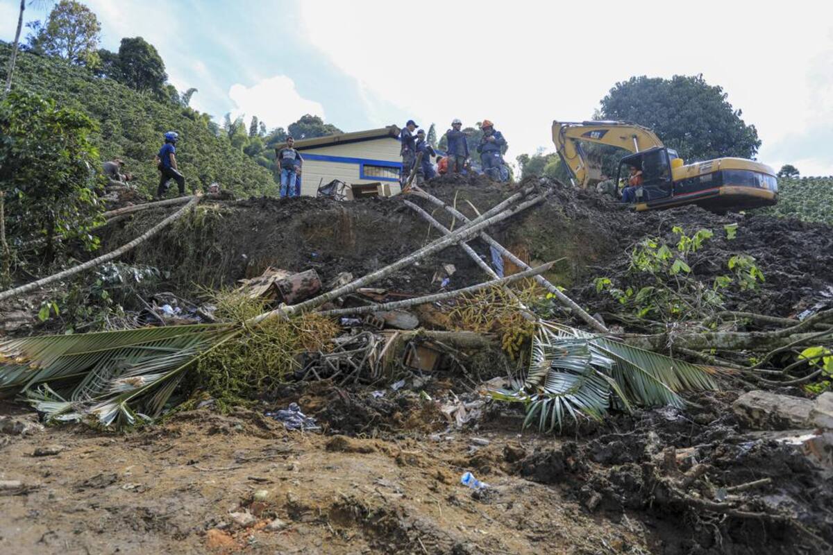 Colombia: Ocho muertos, dos desaparecidos y unos cuantos más heridos por las fuertes lluvias