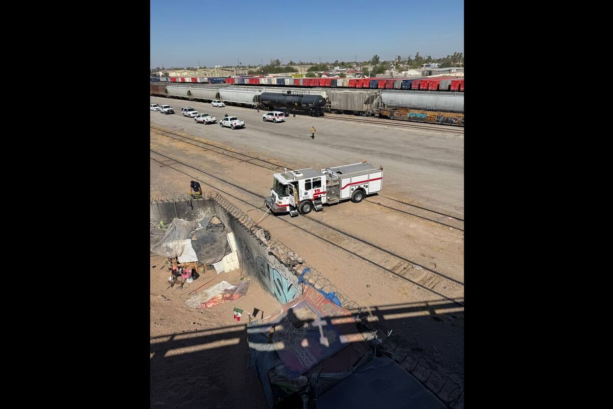 Reportan fuga de gas en patios del ferrocarril