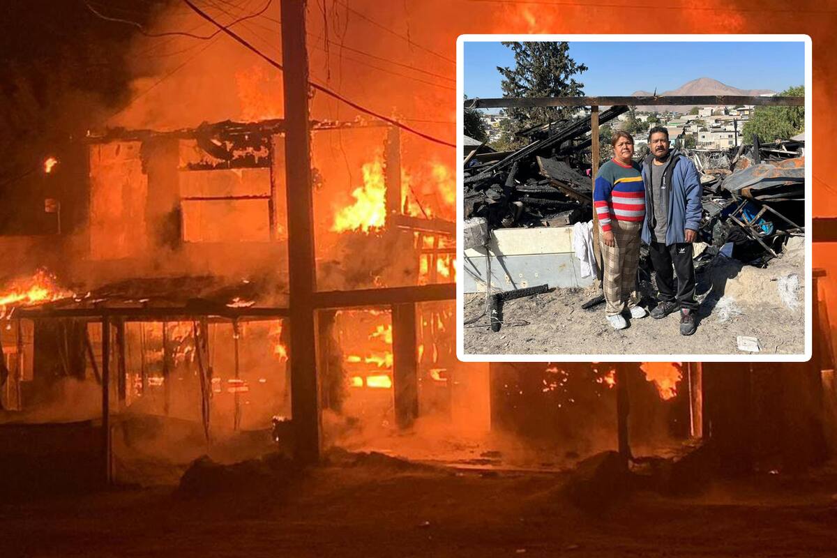 Familia pide apoyo; el fuego les quitó todo