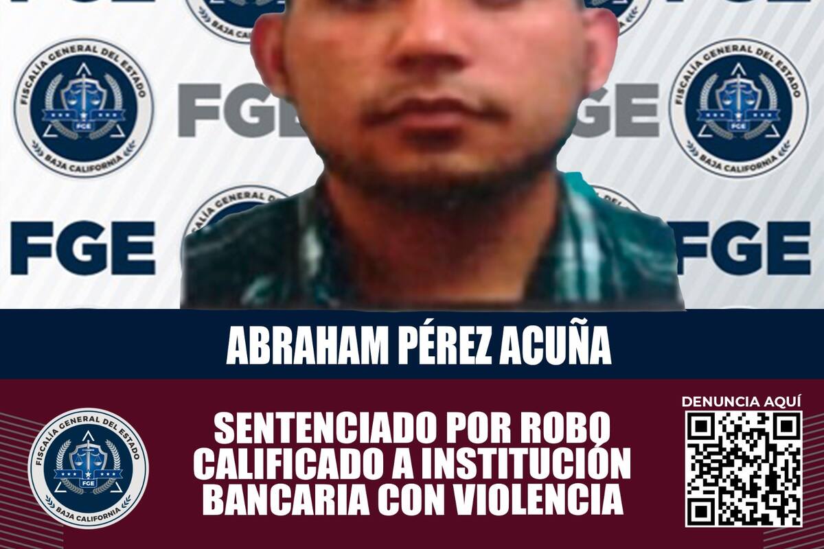 Se declara culpable por asaltar banco; le dan 4 años de cárcel