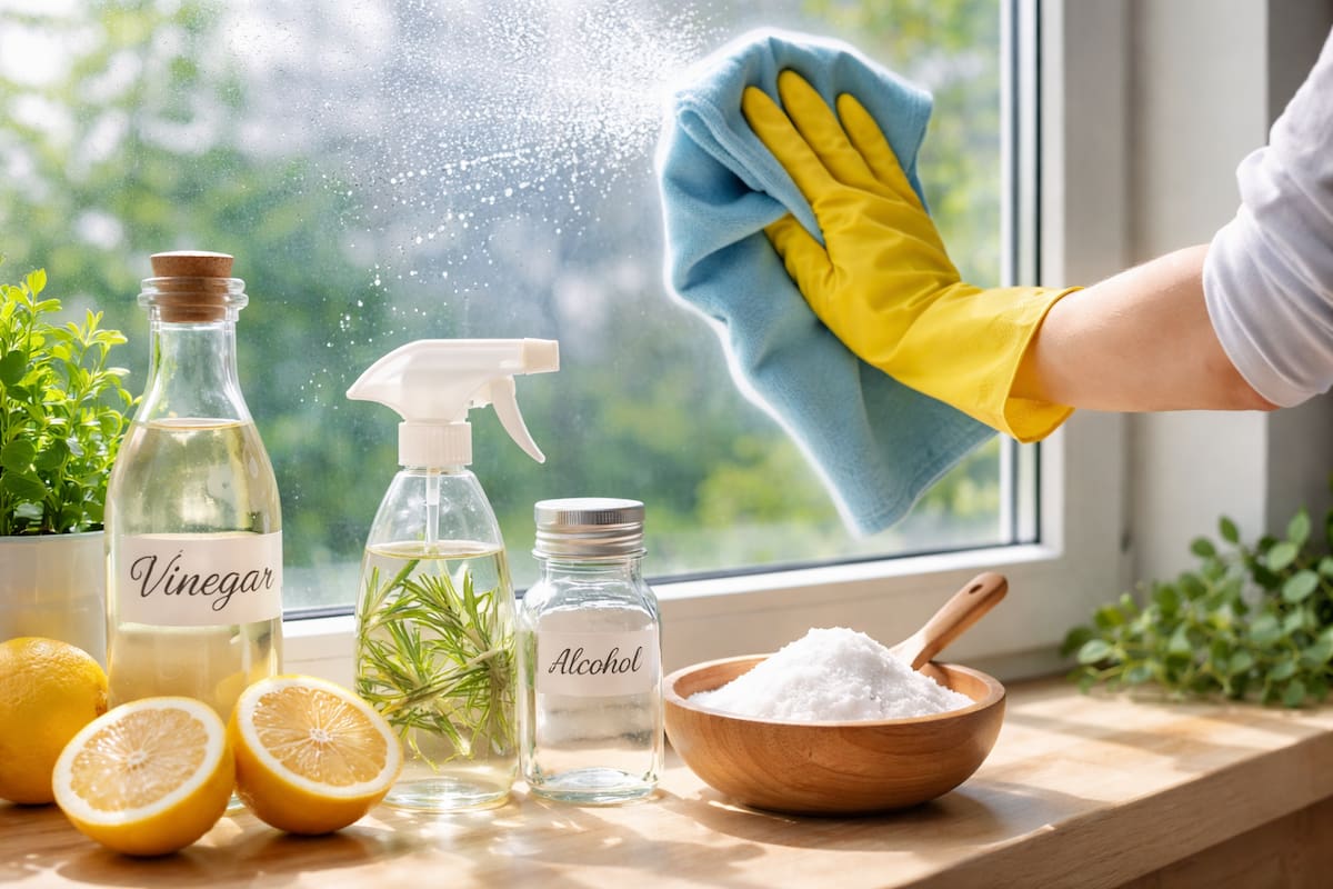 Cómo limpiar los cristales sin dejar marcas con ingredientes naturales