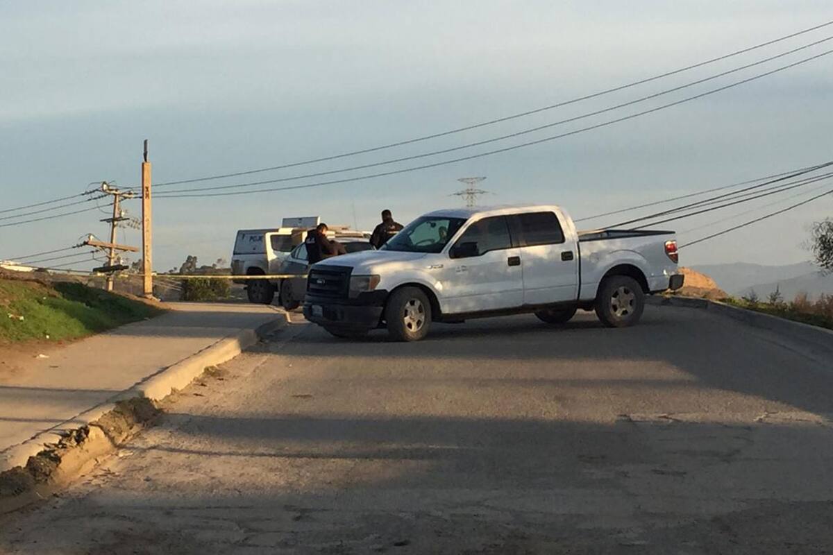 Localizan restos humanos en vía pública de Tijuana