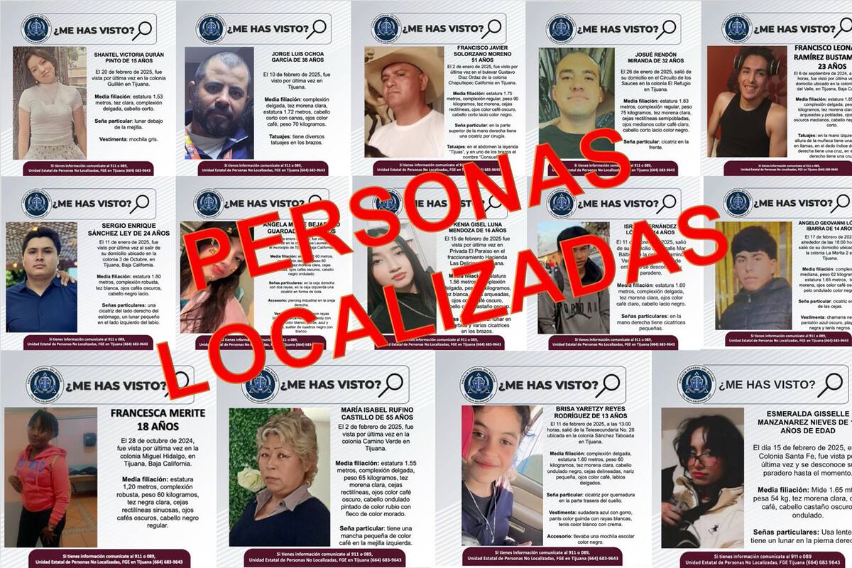 FGE localiza a 14 personas reportadas como desaparecidas