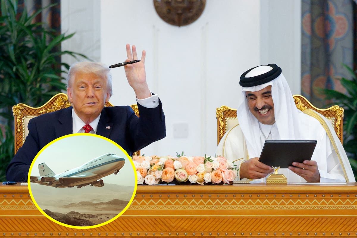 Avión que Qatar le quiere regalar a Donald Trump despierta alerta de posible espionaje y enciende alarmas en EEUU