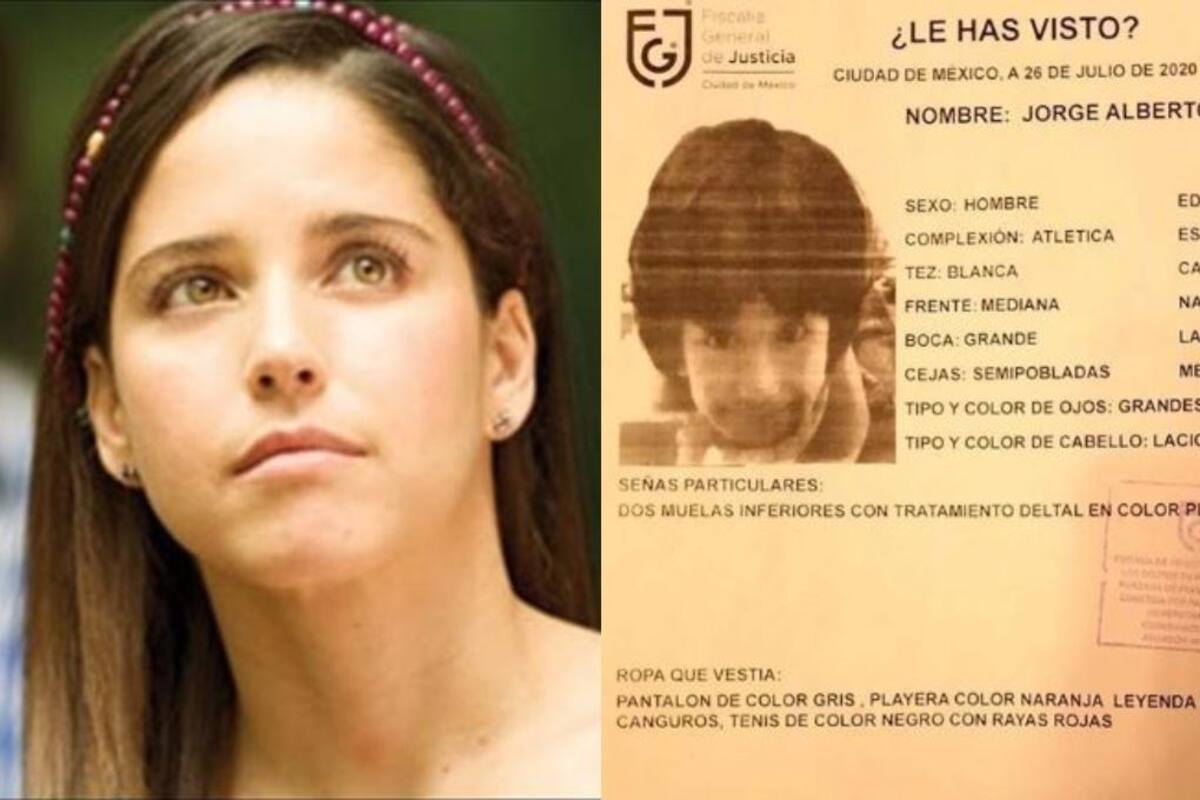 "Ayúdenme a difundir": Ana Claudia Talancón pide ayuda para encontrar a su sobrino desaparecido
