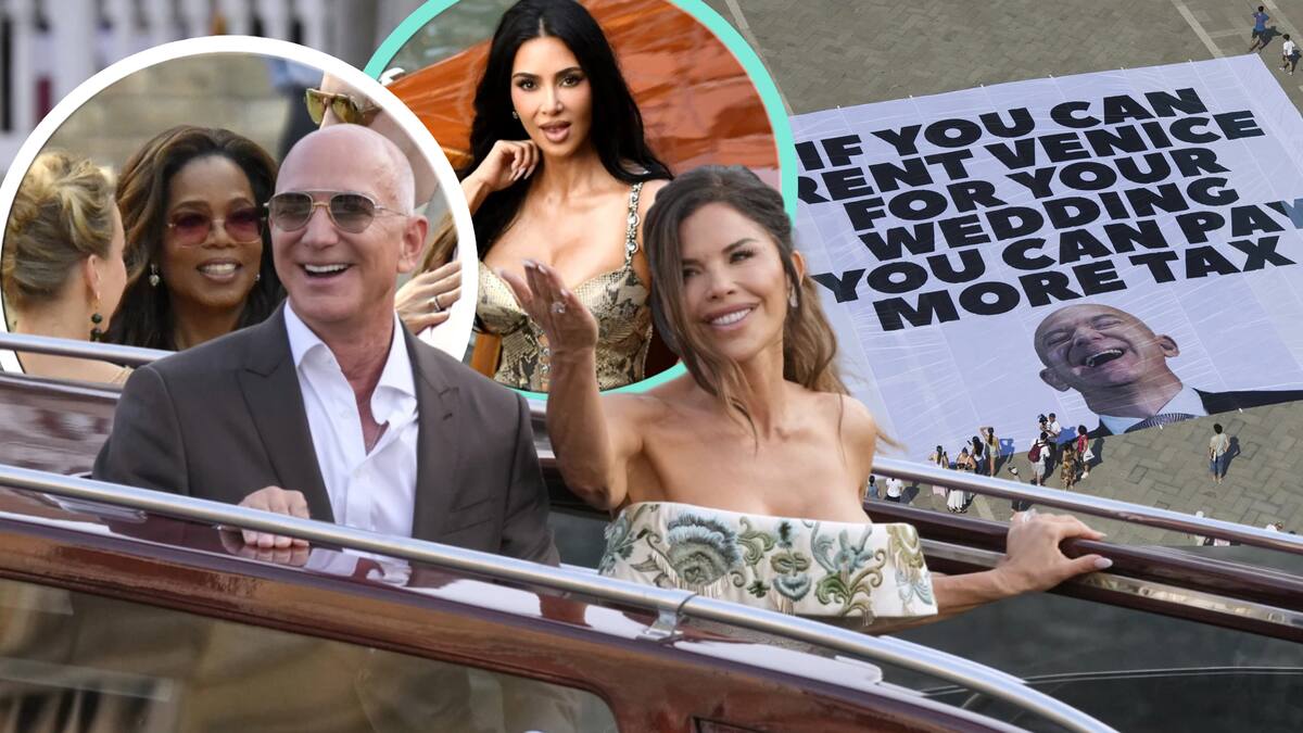 El glamour ya llegó a Venecia para la boda de Jeff Bezos y Lauren Sánchez, rodeada de estrellas y polémica / Fotos: AP