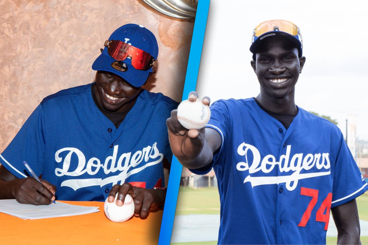 ¡Histórico! Dodgers firma a Joseph Deng, el primer jugador de Sudán del Sur en la MLB