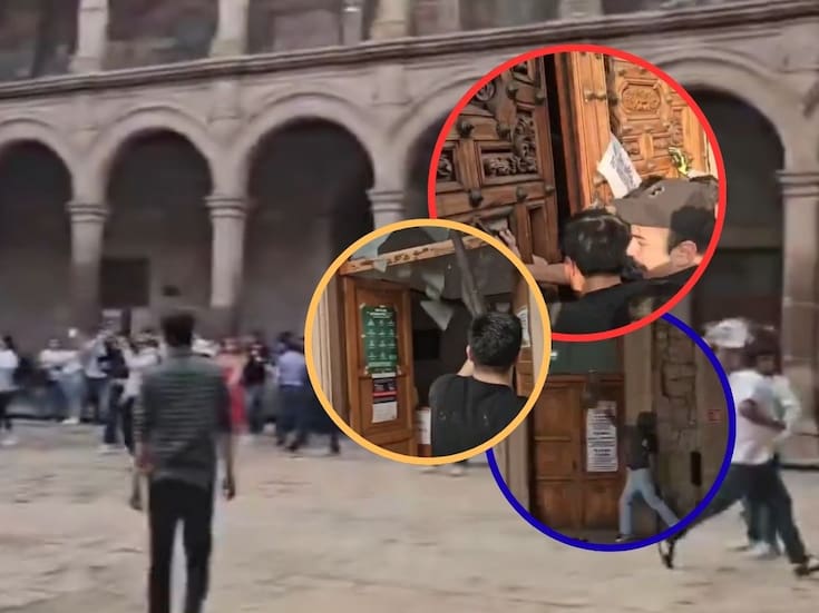 Fiscalía de Michoacán investiga daños en Palacio de Gobierno de Morelia: 8 detenidos por disturbios