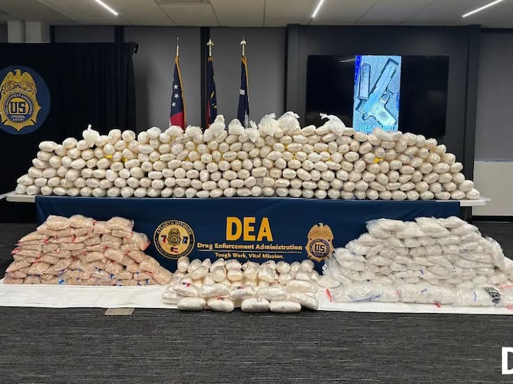 Operativo contra el CJNG: 670 arrestos y toneladas de droga aseguradas por la DEA