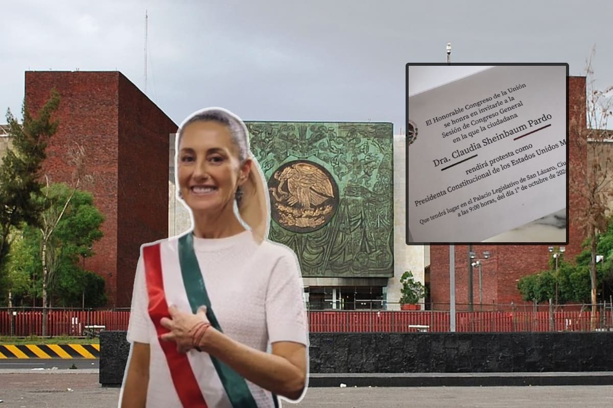 Así lucen las invitaciones que se entregaron para la toma de posesión de Claudia Sheinbaum (VIDEO)