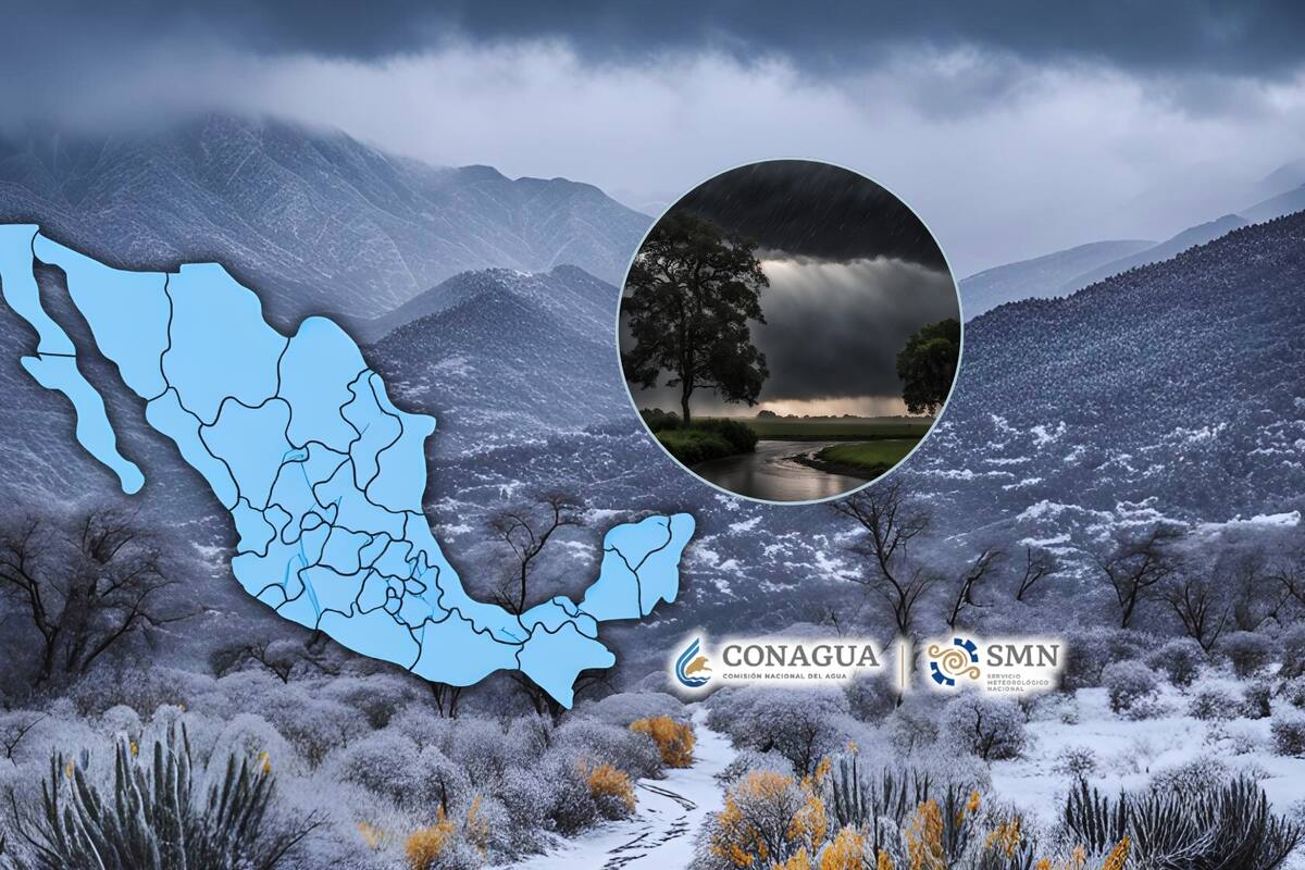 Frente frío 37: qué estados tendrán lluvias, vientos fuertes y temperaturas extremas con heladas de hasta -15 °C este lunes 7 de abril