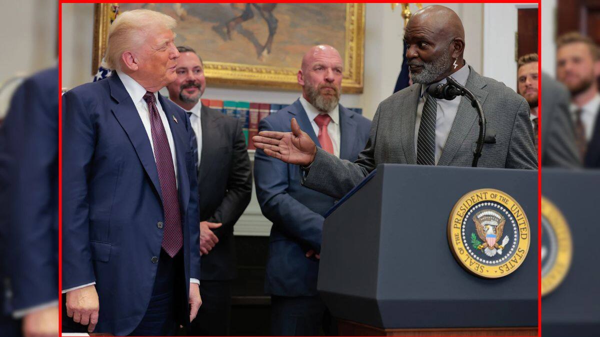 Donald Trump recibe en la Casa Blanca a Lawrence Taylor, exjugador de la NFL y delincuente sexual registrado, en medio de críticas por sus vínculos con Epstein;  ha sido su amigo “por mucho tiempo”