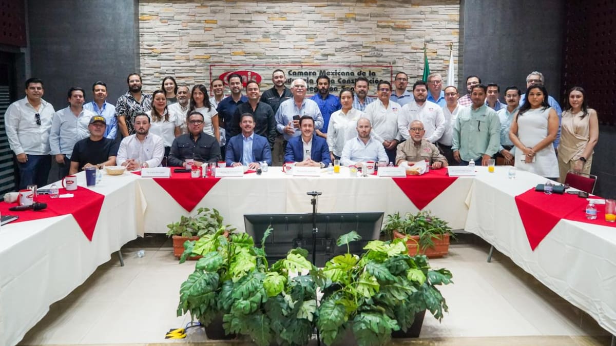 Refuerza Fernando Rojo colaboración con CMIC Sonora para detonar proyectos de desarrollo en el Estado