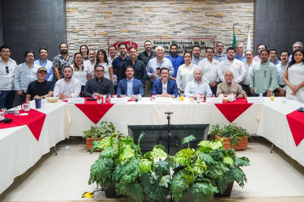 Refuerza Fernando Rojo colaboración con CMIC Sonora para detonar proyectos de desarrollo en el Estado