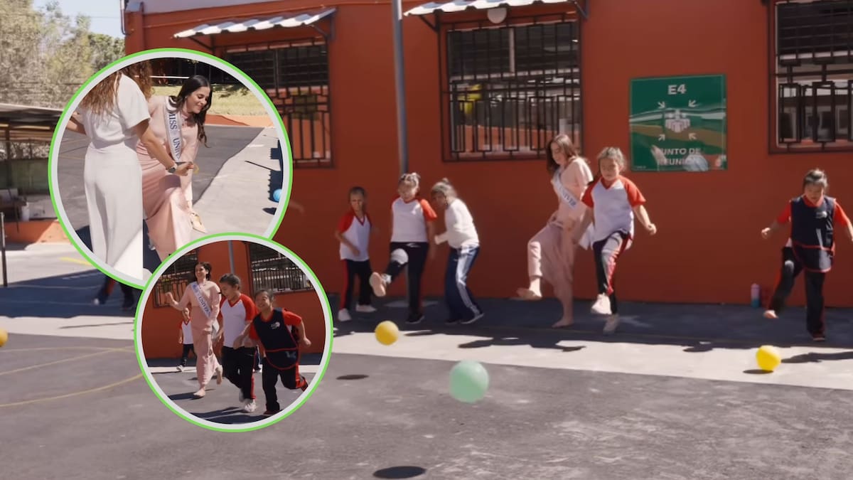 Fátima Bosch conmueve al jugar descalza con niños en Guatemala y en redes la comparan con la princesa Diana