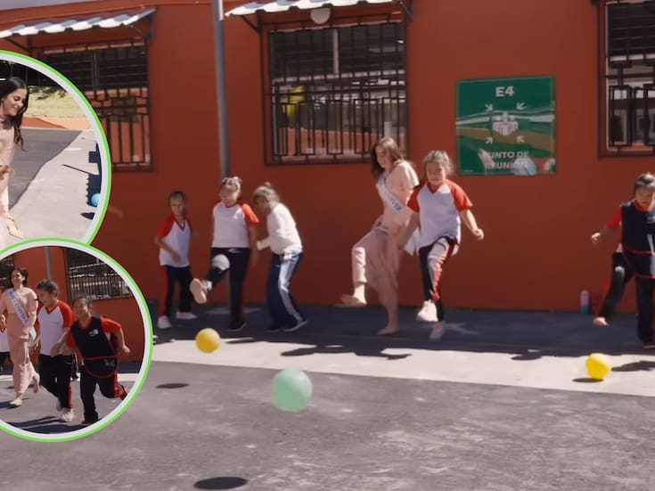 Fátima Bosch conmueve al jugar descalza con niños en Guatemala y en redes la comparan con la princesa Diana