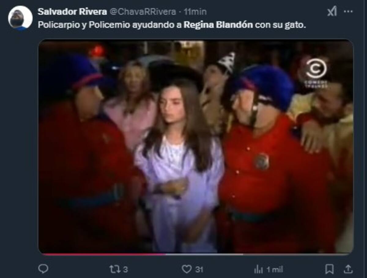 Usuarios recordaron el personaje de Bibi de Regina Blandón / Cuenta de X: @ChavaRRivera ·