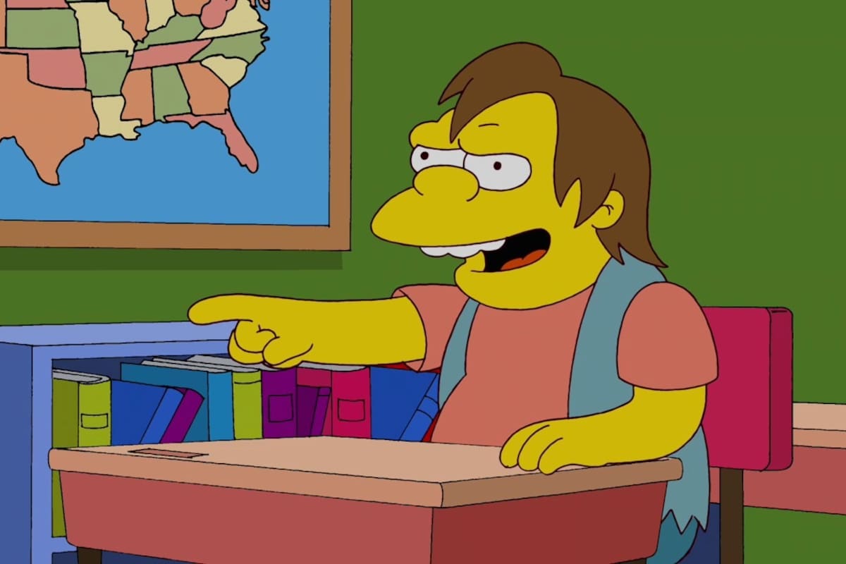 ¡Qué feo! Inteligencia artificial recrea a Nelson de Los Simpson