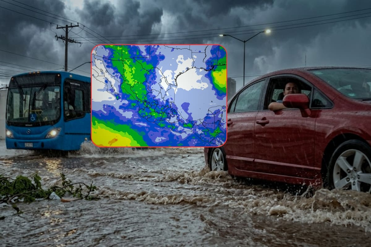 SMN alertó por el monzón mexicano y un nuevo ciclón tropical, que traerán fuertes tormentas eléctricas, caída de granizo y vientos de hasta 70 km/h entre el 19 y el 22 de julio
