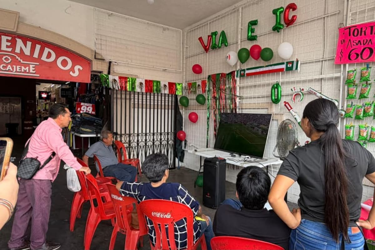 Disfrutan del Mundial en Mercajeme