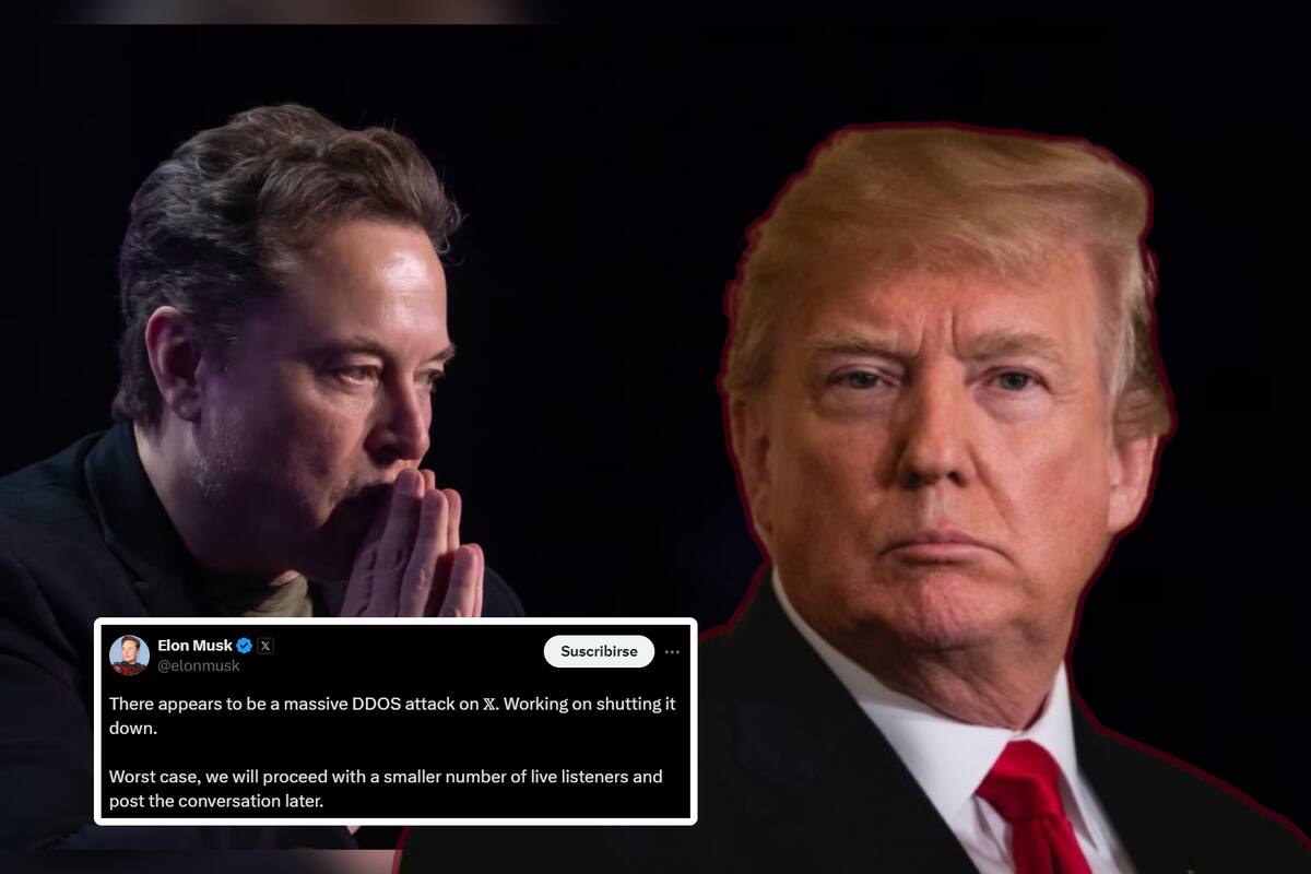 Elon Musk asegura que un ataque DDOS ha retrasado su entrevista con Donald Trump: ¿Qué significa?