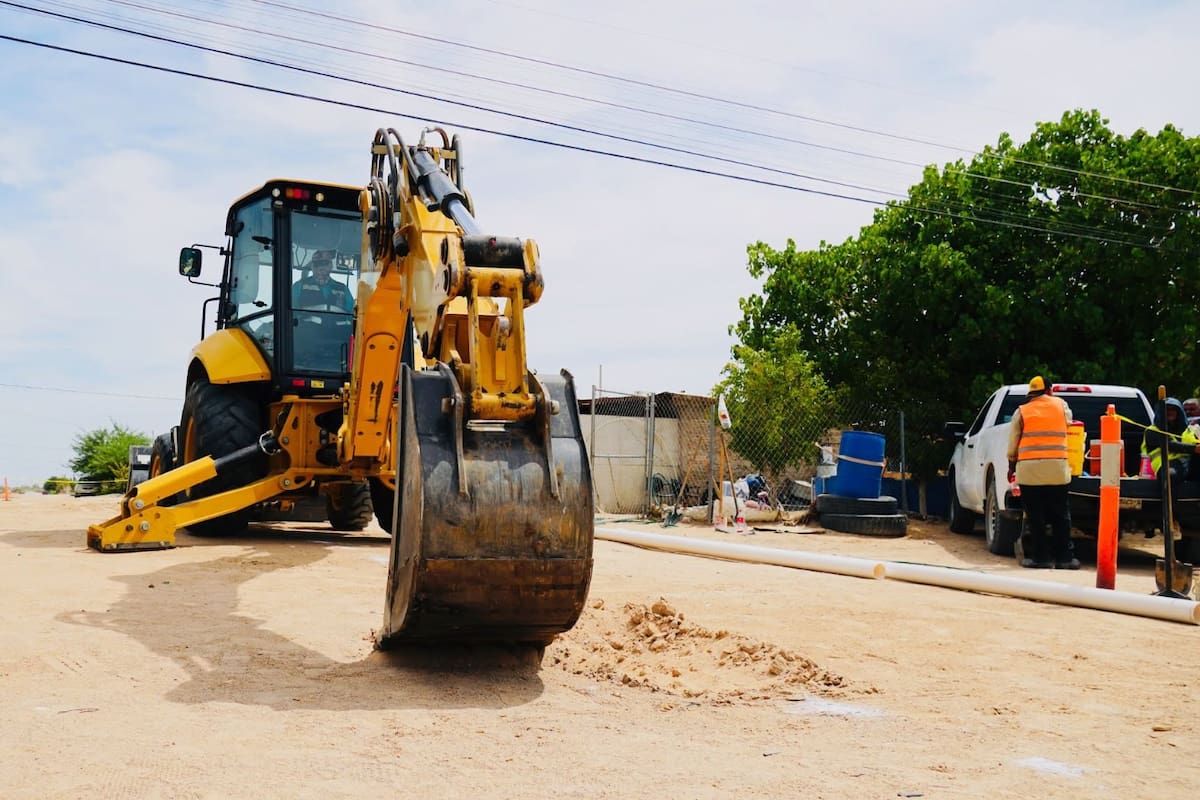 Llevan agua potable a 600 habitantes de la colonia Topahue en San Luis Río Colorado