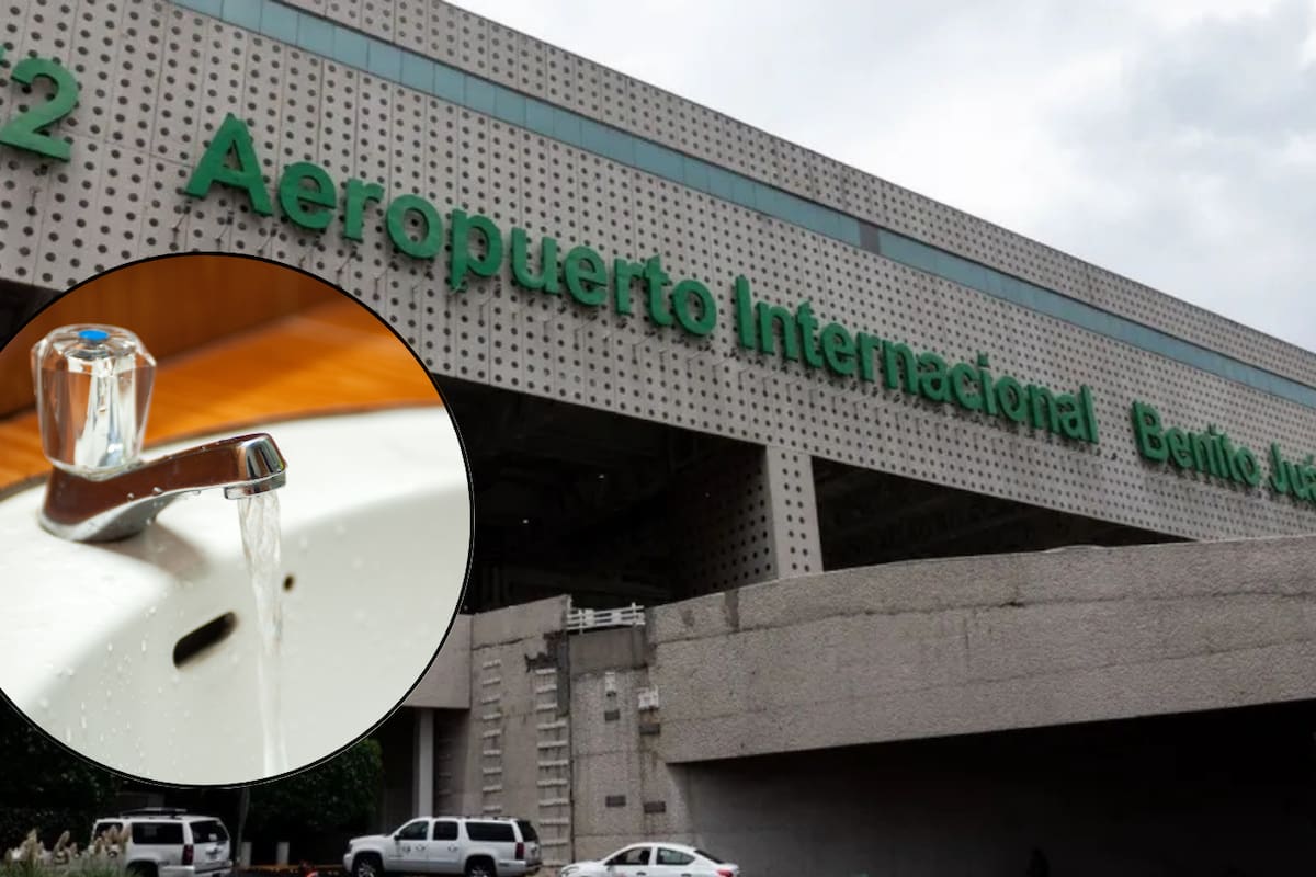 Suspenden suministro de agua en la Terminal 2 del AICM por situación imprevista