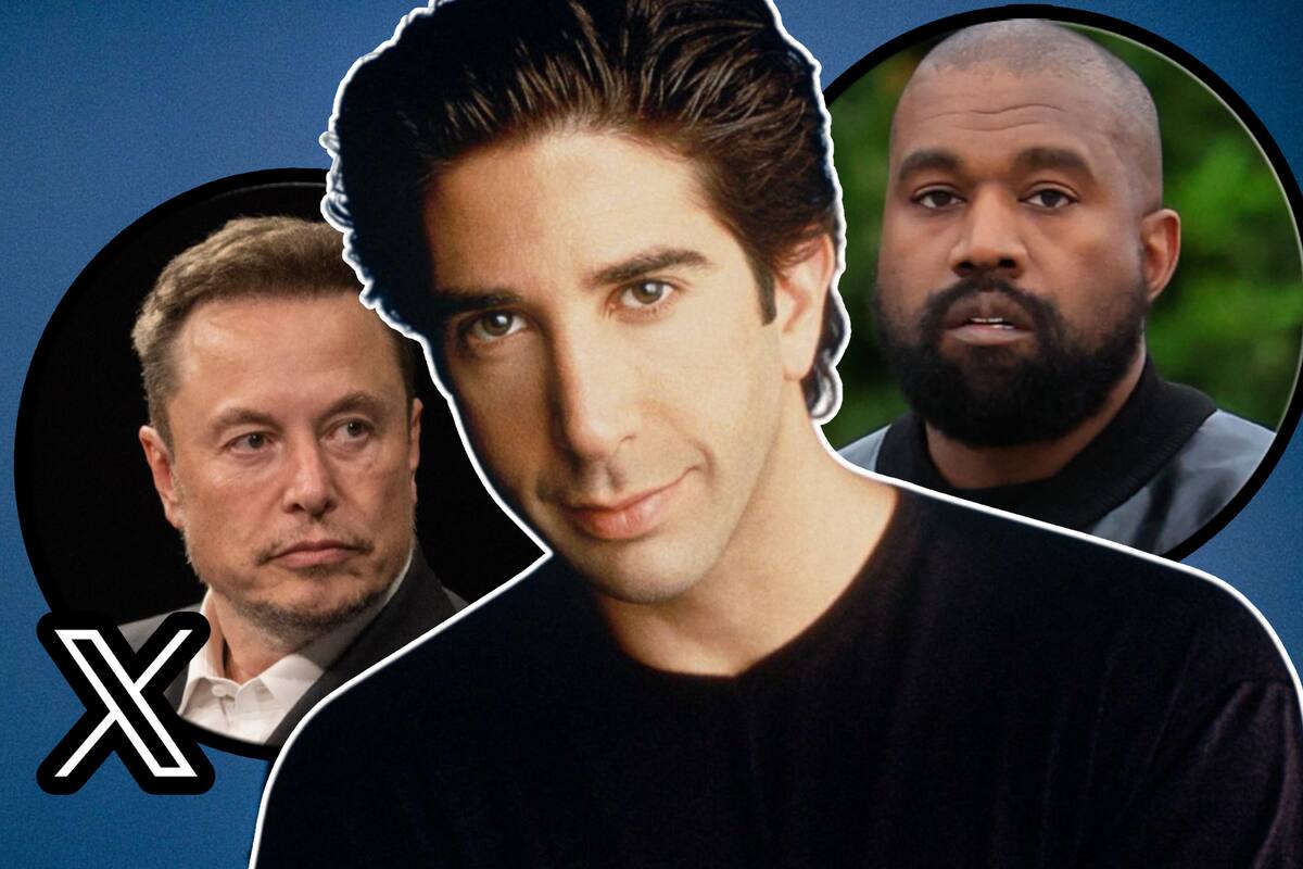 David Schwimmer exige a Elon Musk que expulse a Kanye West de X tras publicaciones de odio sobre judíos