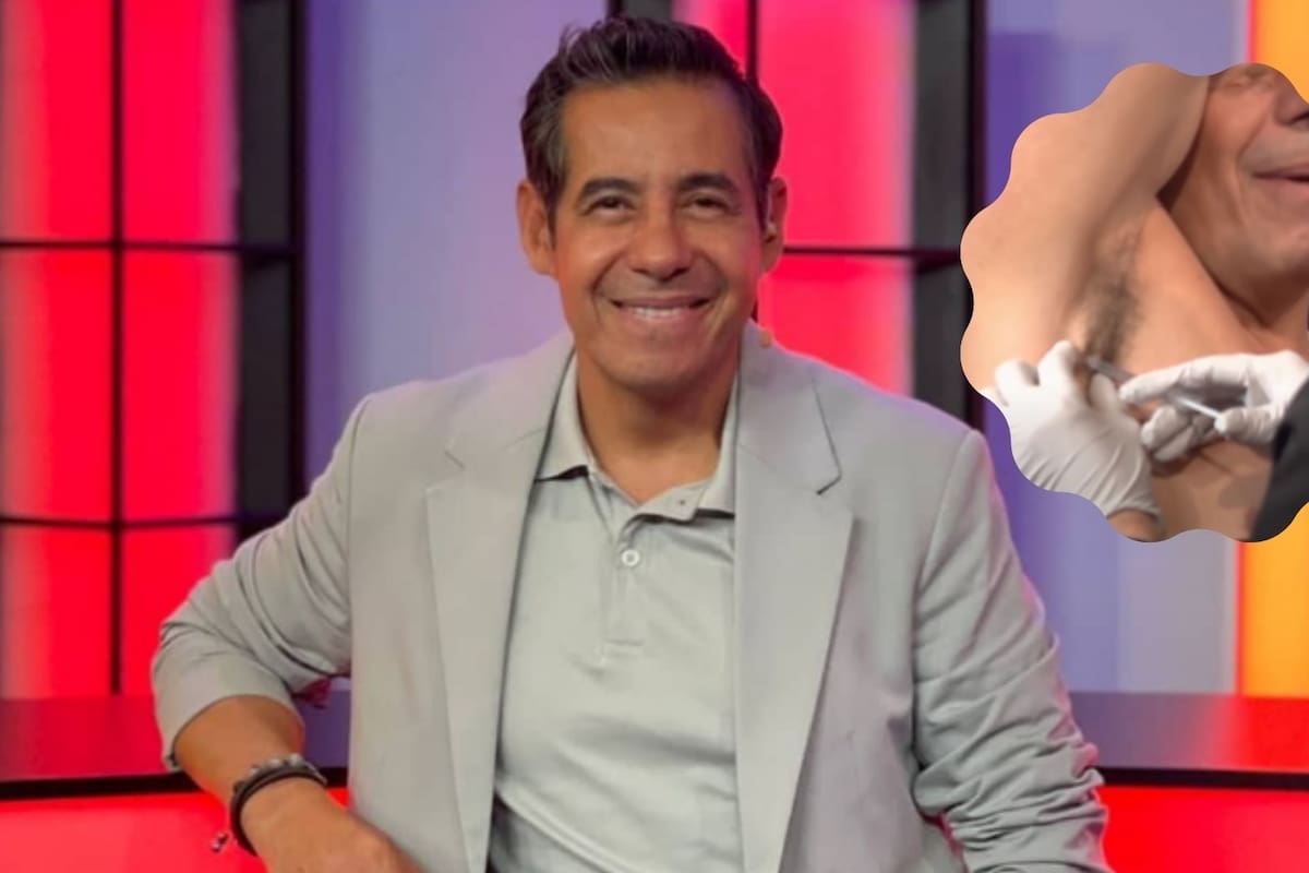Yordi Rosado se inyecta botox en las axilas en programa en vivo